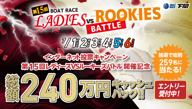 レディースVSルーキーズバトル電投キャンペーン