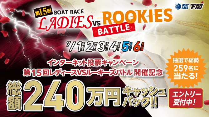 レディースVSルーキーズバトル電投キャンペーン